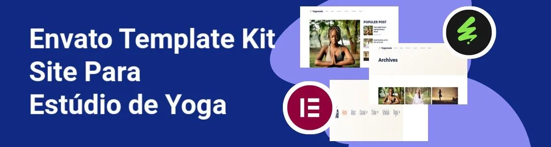 Wordpress completo template kit site para estudio de yoga KSGYQVH