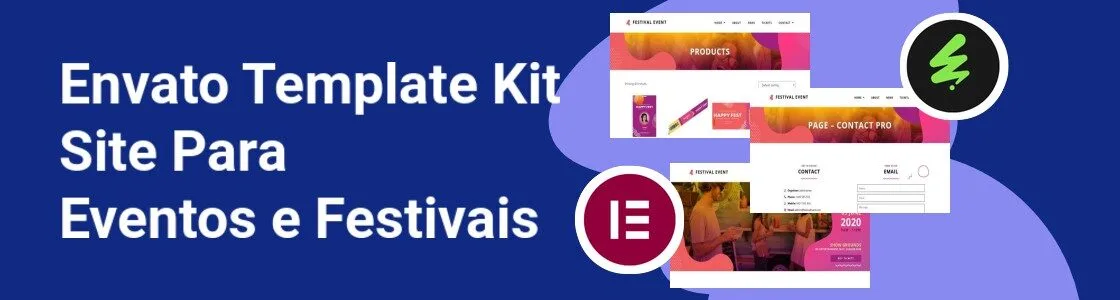 Wordpress completo template kit site para eventos e festivais ZDBMCRL