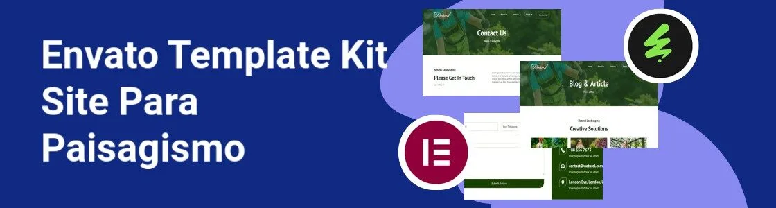Wordpress completo template kit site para paisagismo 7AM8Q98