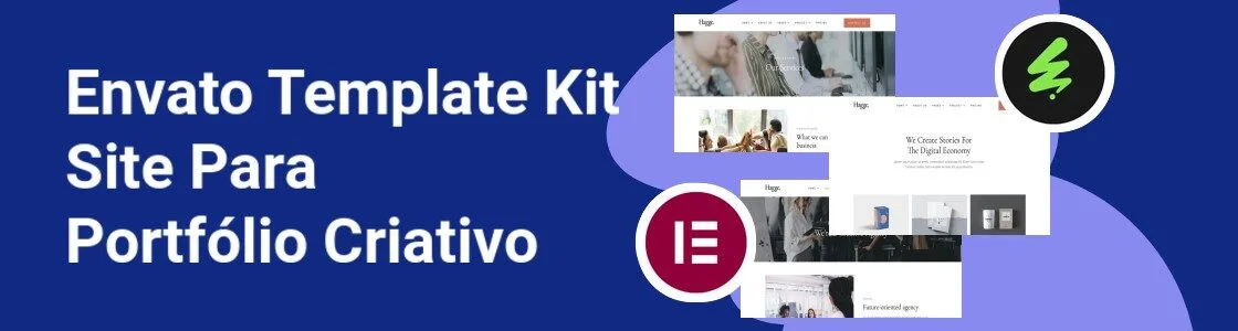 Wordpress completo template kit site para portfolio criativo MJE3EPJ