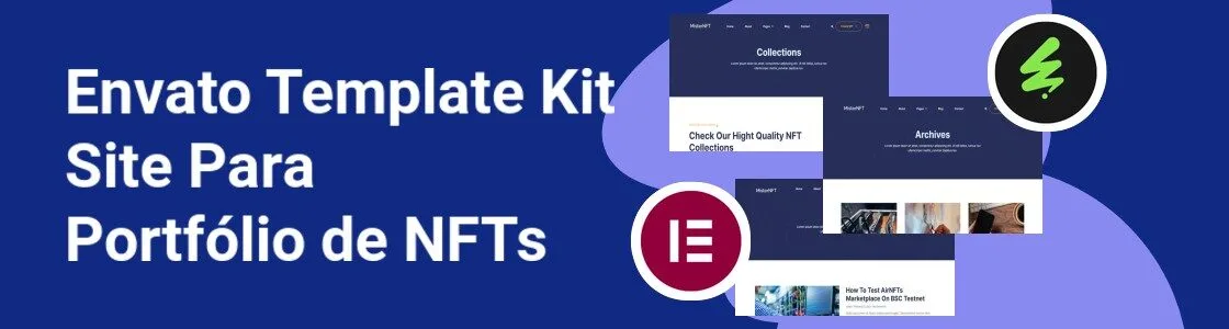 Wordpress completo template kit site para portfolio de nfts Y5QT7T4 1