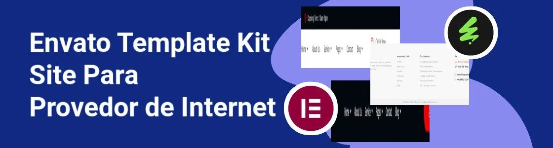 Wordpress completo template kit site para provedor de internet PKMX7TM