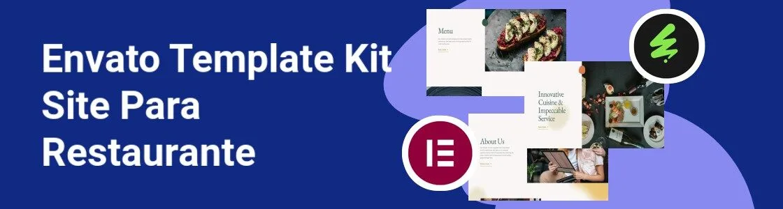 Wordpress completo template kit site para restaurante DK77H2W