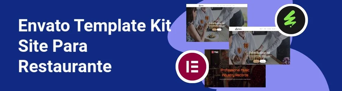 Wordpress completo template kit site para restaurante Z73C4B4