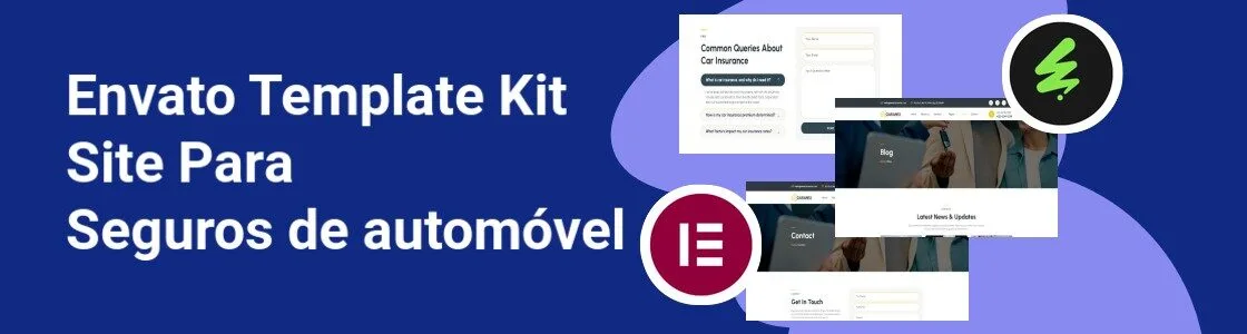 Wordpress completo template kit site para seguros de automovel SWPXBS4