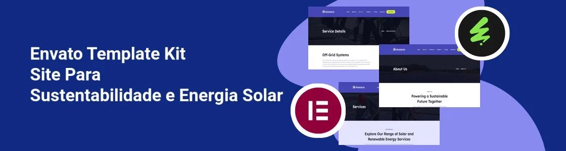 Wordpress completo template kit site para sustentabilidade e energia solar 555AYZT